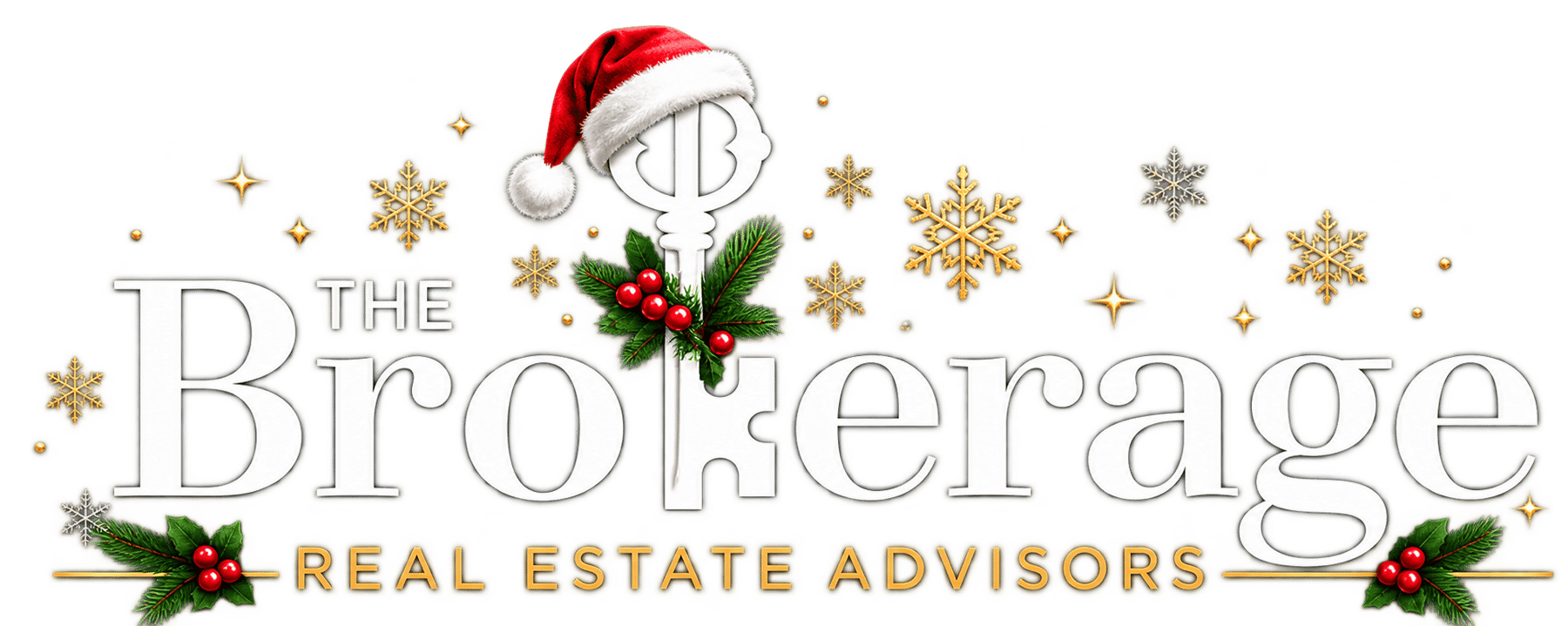 Holiday Brokerage Christmas Logo