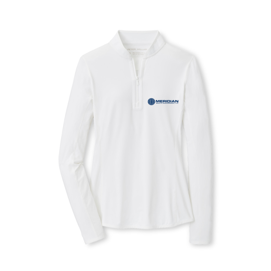 LS Zip Sun Shirt - White