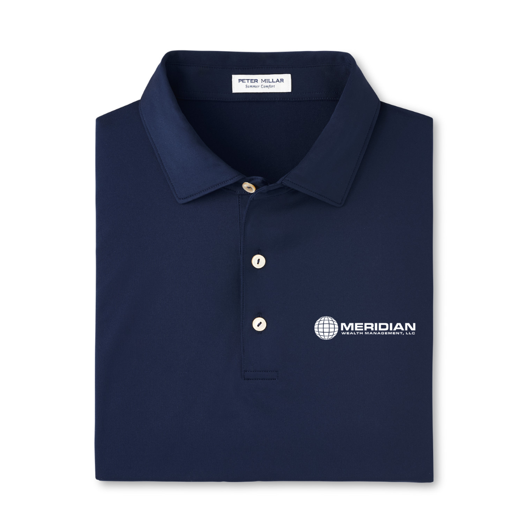 Solid Performance Jersey Polo - Navy
