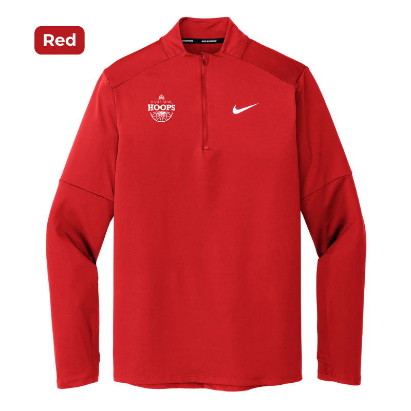 Nike - Mens Dri-Fit 14 Zip - Red