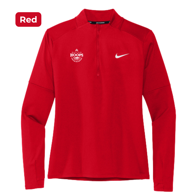 Nike - Womens Dri-Fit 14 Zip - Red