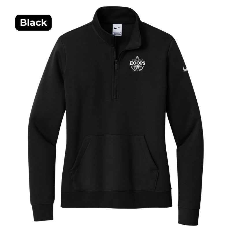 Nike - Womens Fleece 12 Zip - Black