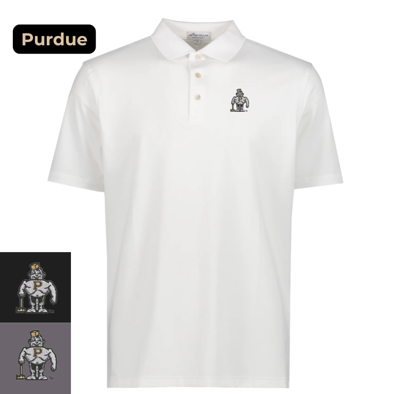 PM - Solid Team Polo - Purdue - Man