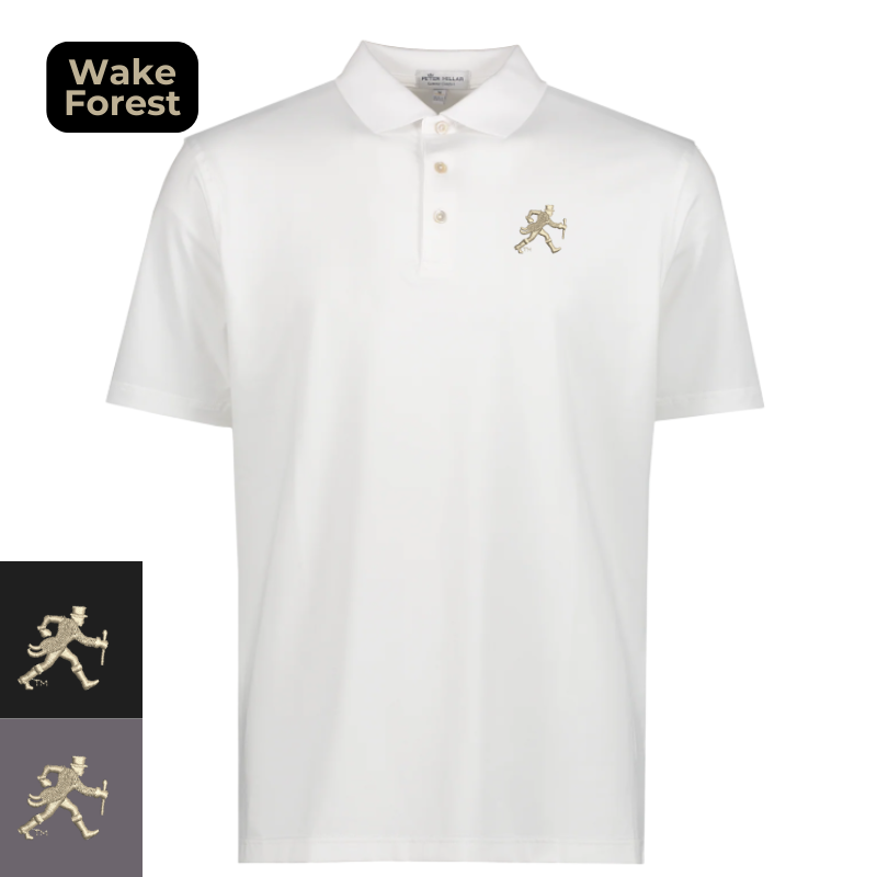 PM - Solid Team Polo - Wake Forest - Walking Man