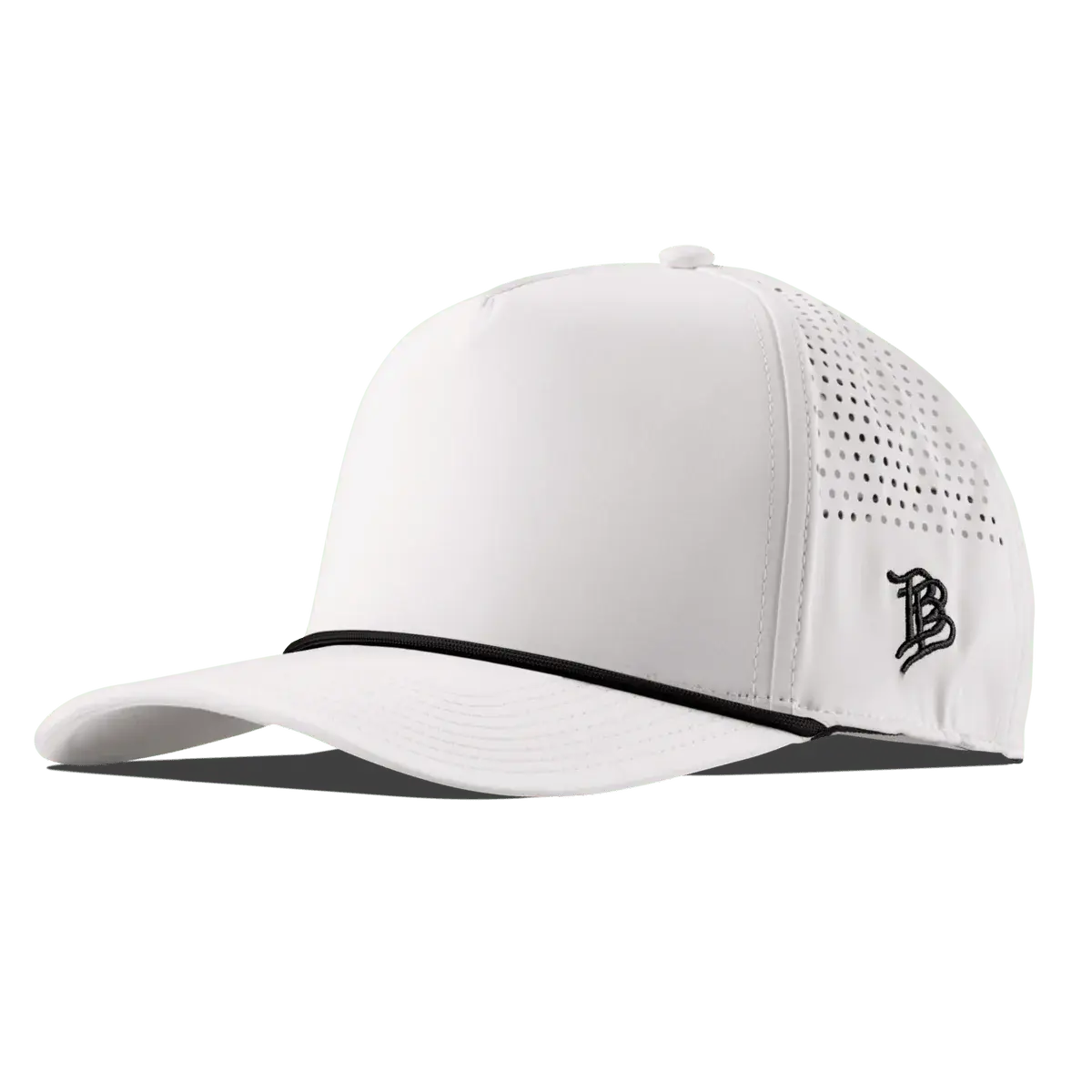 Bare Curved 5 Panel Rope White-Black