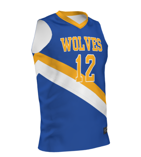 Basketball Jersey Designs - diagonal stripe