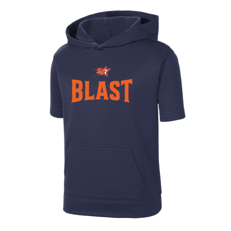 Blast SS Hooded Pullover (Navy)