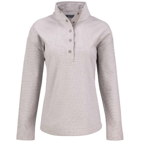 C&B - Womens Fleece Pullover - Concrete