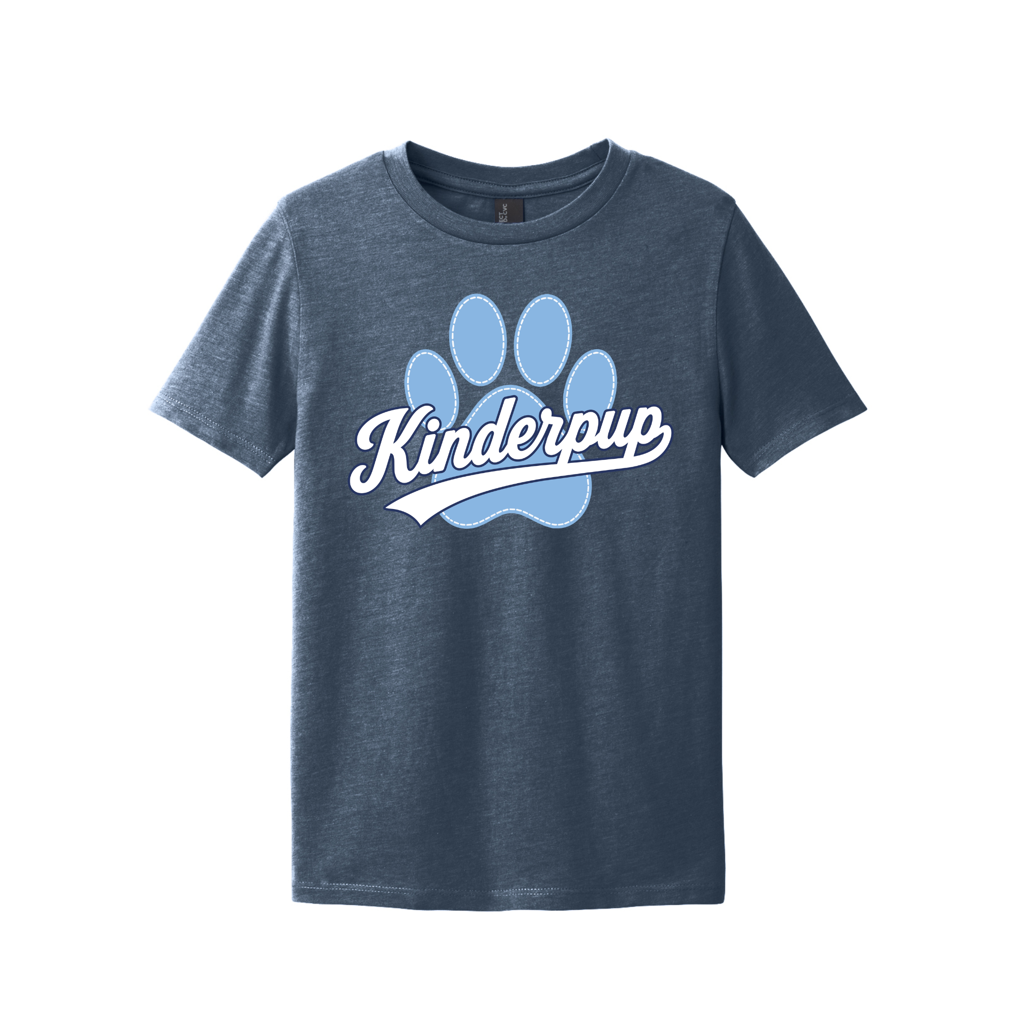 DT108Y - Heathered Navy Kinderpup Tee #1