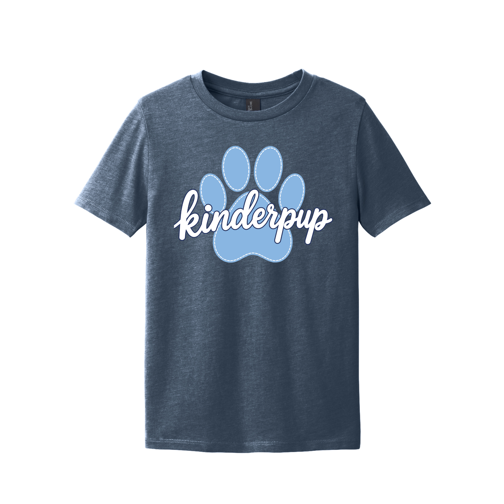 DT108Y - Heathered Navy Kinderpup Tee #2