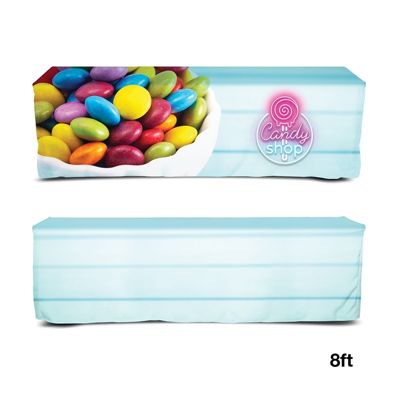 Displaysplash 8 ft Fitted Table Cover