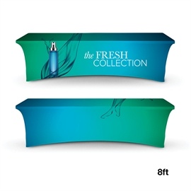 Displaysplash 8 ft Stretch Table Cover