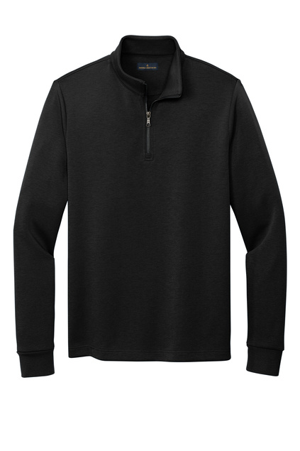 Double Knit Quarter Zip - Black