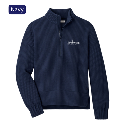 Flora Knit Jacquard Half-Zip Pullover