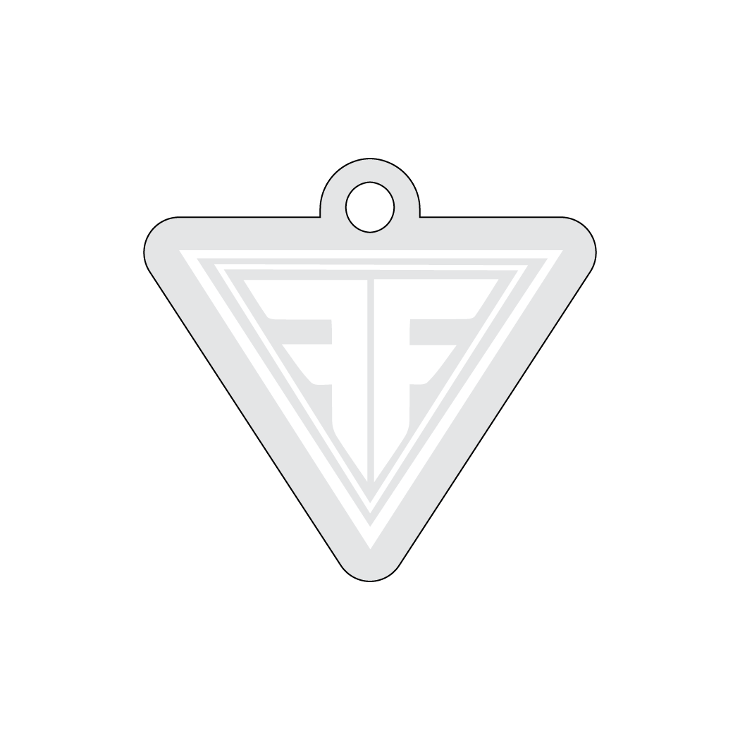 Fuel Fortress Keychain - White