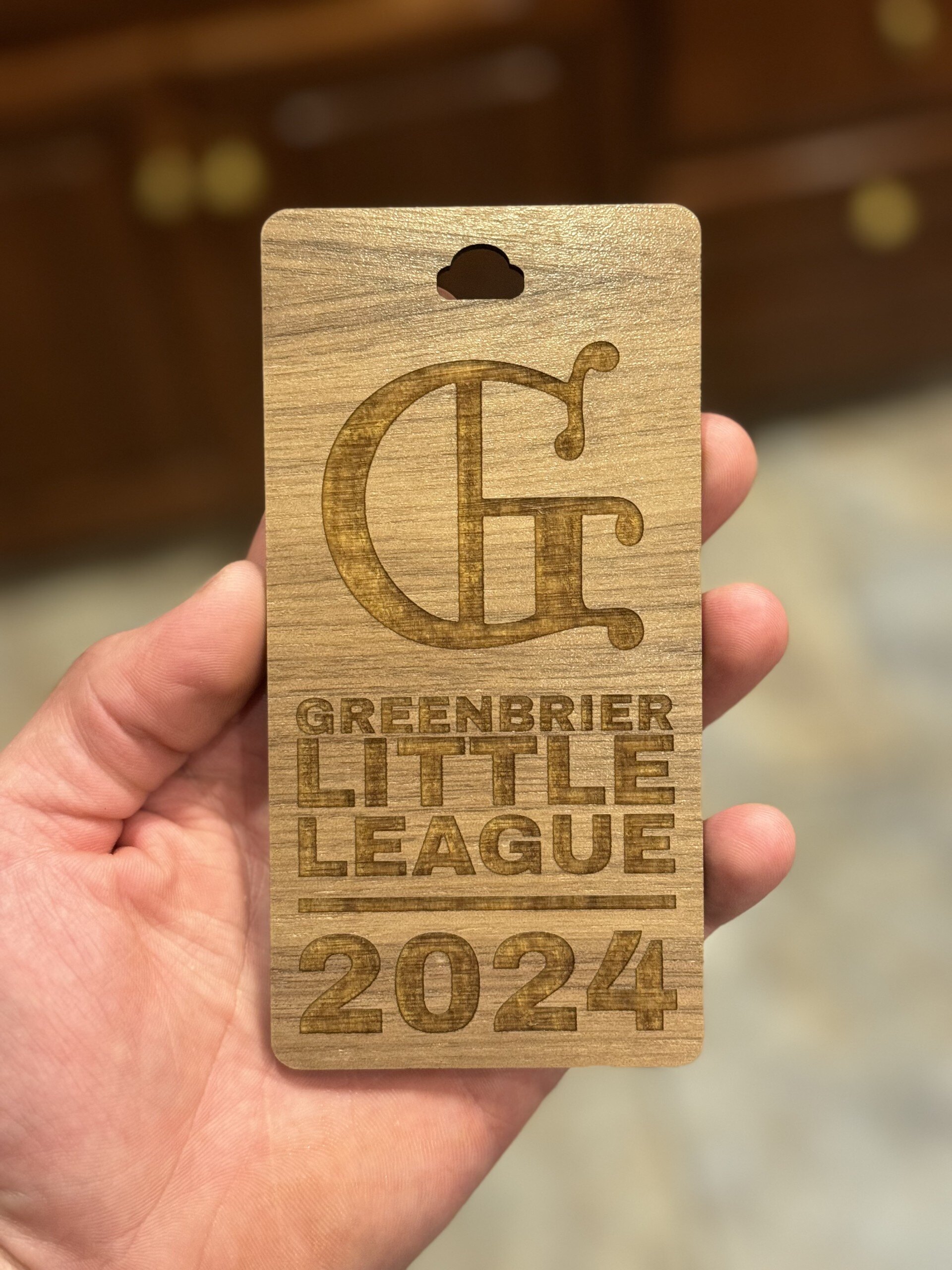 Greenbrier Little League Bag Tag