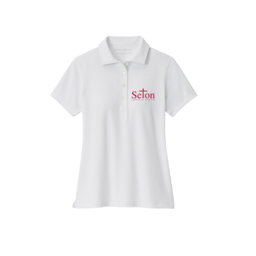 Millar Ladies Polo - White