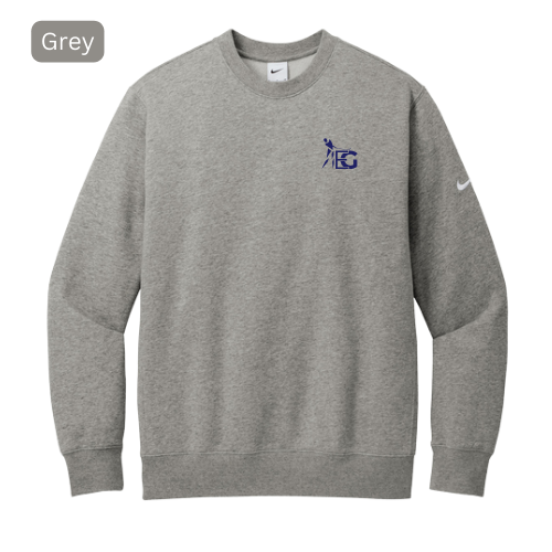 Nike Club Fleece Sleeve Swoosh Crew