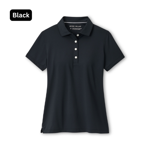 PM - L Button Polo - Black