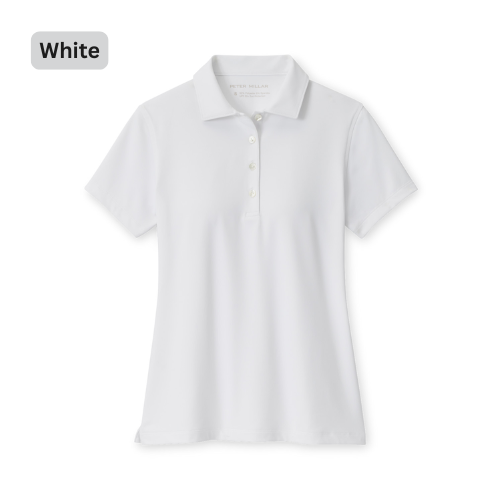 PM - L Button Polo - White
