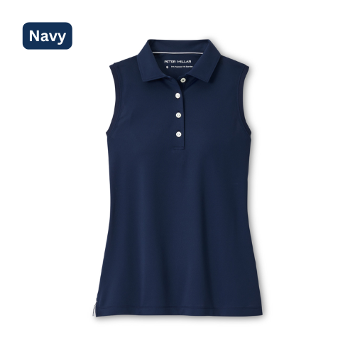 PM - L Sleeveless Polo - Navy