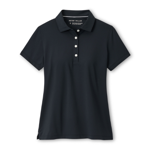 PM - Ladies Solid Polo - Black
