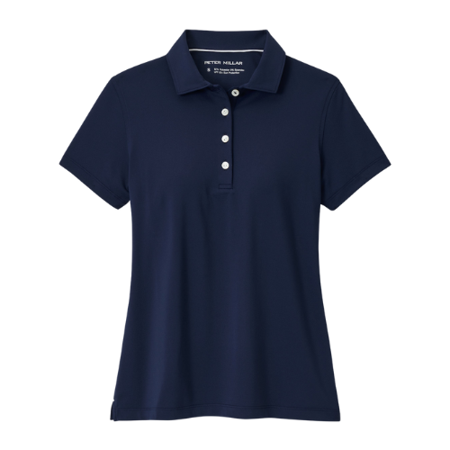PM - Ladies Solid Polo - Navy