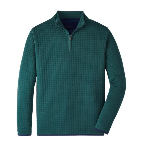 PM - Quad Quilted Qzip - Nordic Pine