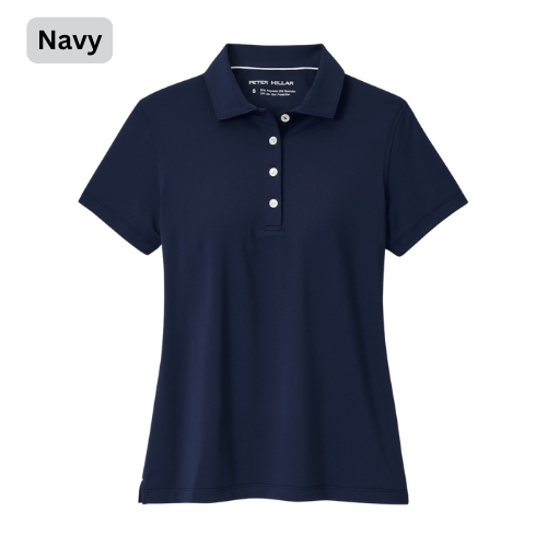 W Solid Polo (Navy)