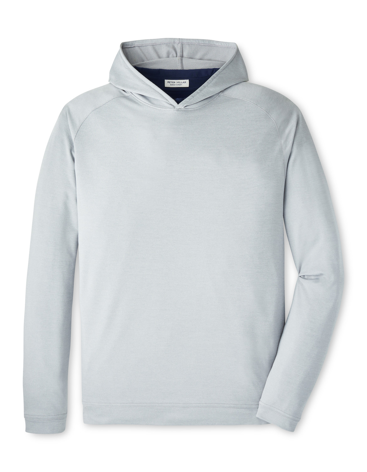 Peter Millar Pine Perf Hoodie - Gale Grey