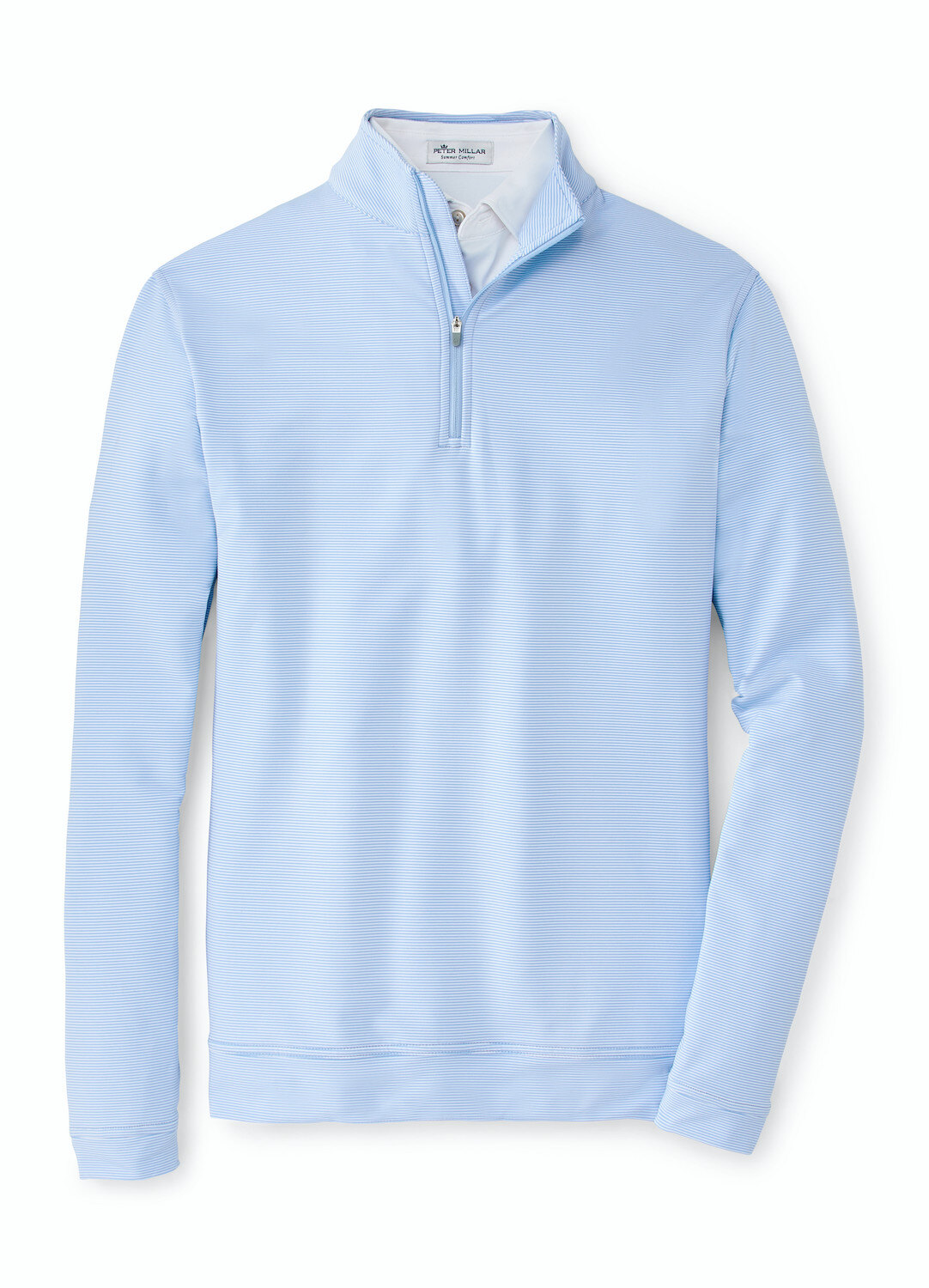 Perth Sugar Stripe Performance - Cottage Blue