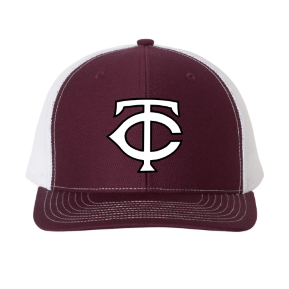 Richardson Hat - MaroonWhite