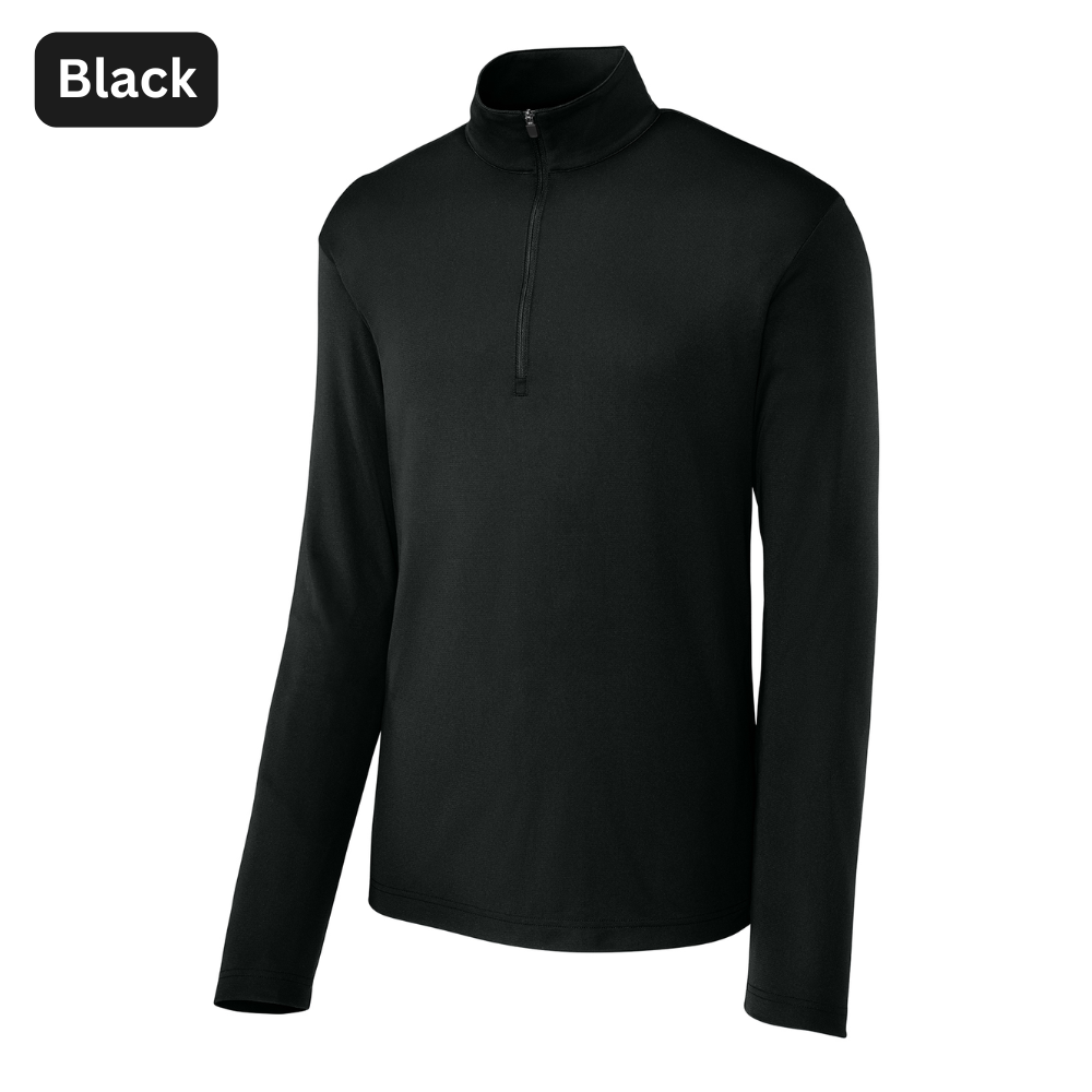 ST672 - Mens 14 Zip - Black