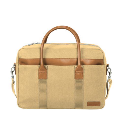 SanMar - Brooks Brothers Wells Briefcase - Khaki