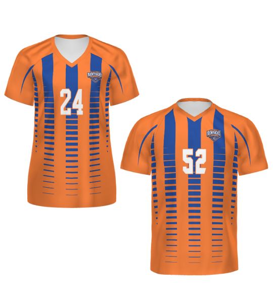 Soccer Jersey Design - optic stripe front