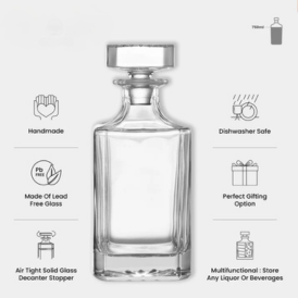 Square Whiskey Decanter 