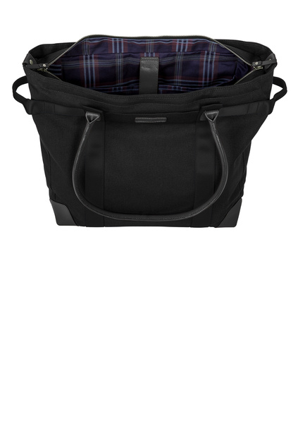 Wells Laptop Tote - Black Open
