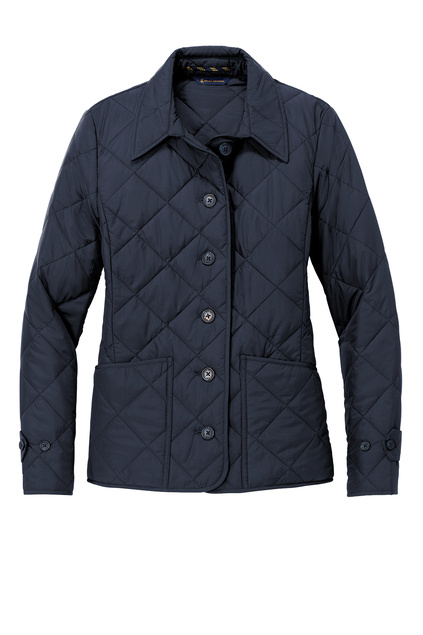 Womens Quilted Jacket - Navy
