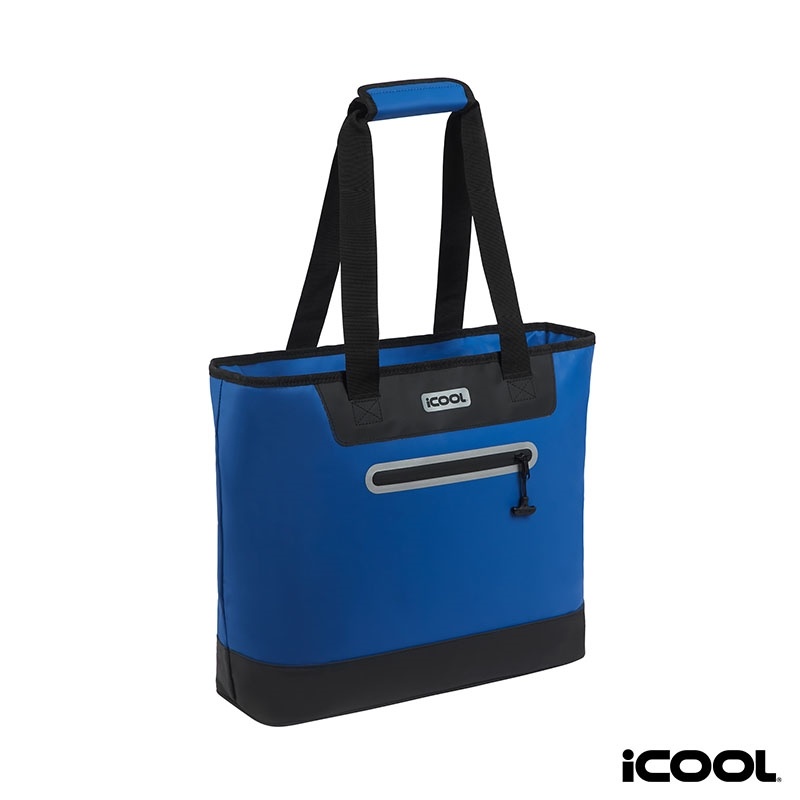 iCool 30-Can Cooler Tote blue